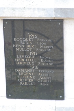 Association Comité Rotincia - Monument aux Morts de Rollot - Cliquer pour agrandir